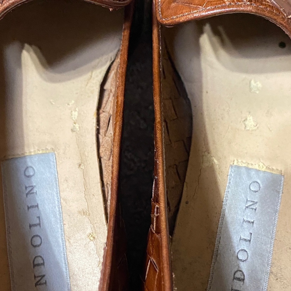 Bandolino Women’s Woven Leather Loafers in Rich Brown Luxury 7.5-8 - Picture 13 of 13